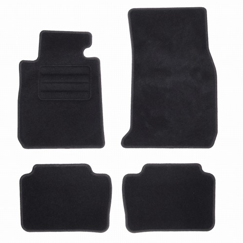 BMW 3 F30 od 2011 welurowe dywaniki basic 1 BMW 3 F30 depuis 2011 tapis de sol moquette velours