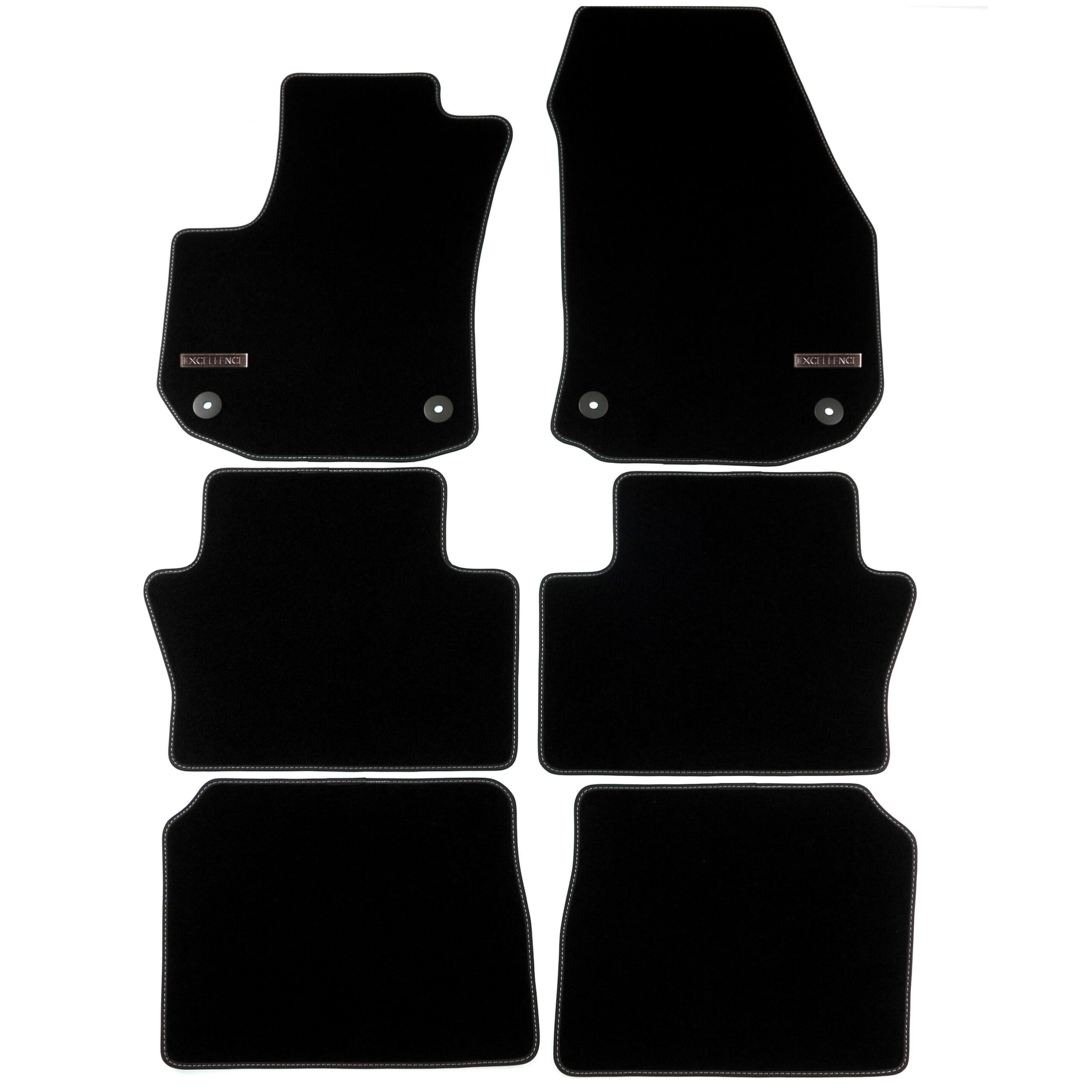 Opel Zafira B (7os.) 2005-2011 welurowe dywaniki Premium 3 dywaniki exelence do Opel Zafira B