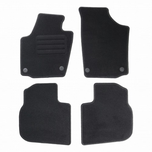 Skoda Rapid od 2012 welurowe dywaniki basic 1 Skoda Rapid depuis 2012 tapis de sol moquette velours