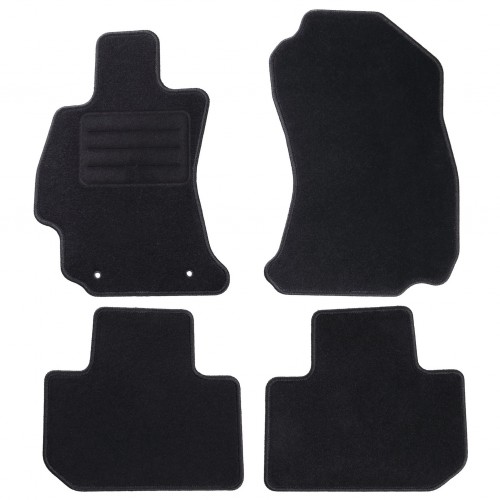 Subaru Forester IV od 2013 welurowe dywaniki basic 1 Subaru Forester IV depuis 2013 tapis de sol moquette velours