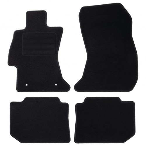 Subaru XV od 2011 welurowe dywaniki basic 1 Subaru XV depuis 2011 tapis de sol moquette velours