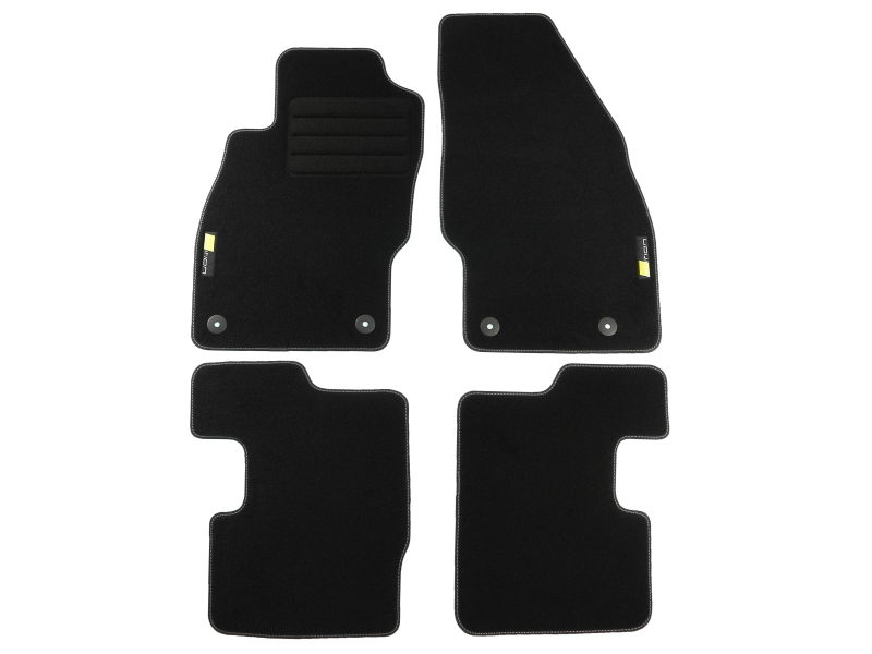 Opel Corsa D od 2006 welurowe dywaniki Sport 1 Dywaniki typu sport do opel corsa D