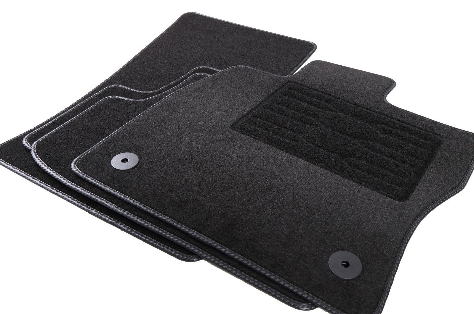 Audi TT 8J 2006-2014 welurowe dywanik Carbon 1 Audi TT 8J 2006-2014 welurowe dywanik Carbon