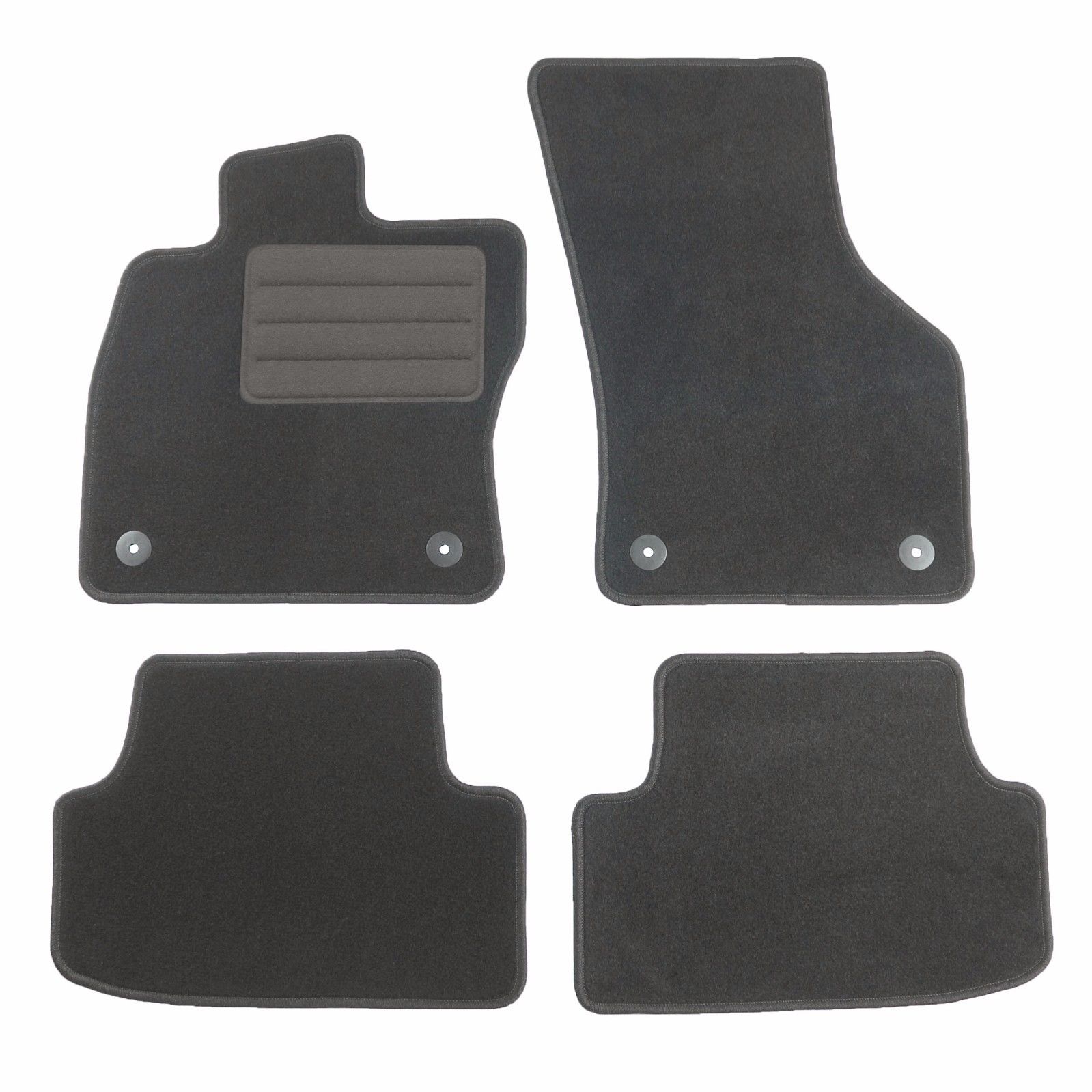 Audi A3 8V od 2012- welurowe dywaniki Basic 1 Audi A3 8V od 2012- welurowe dywaniki Basic