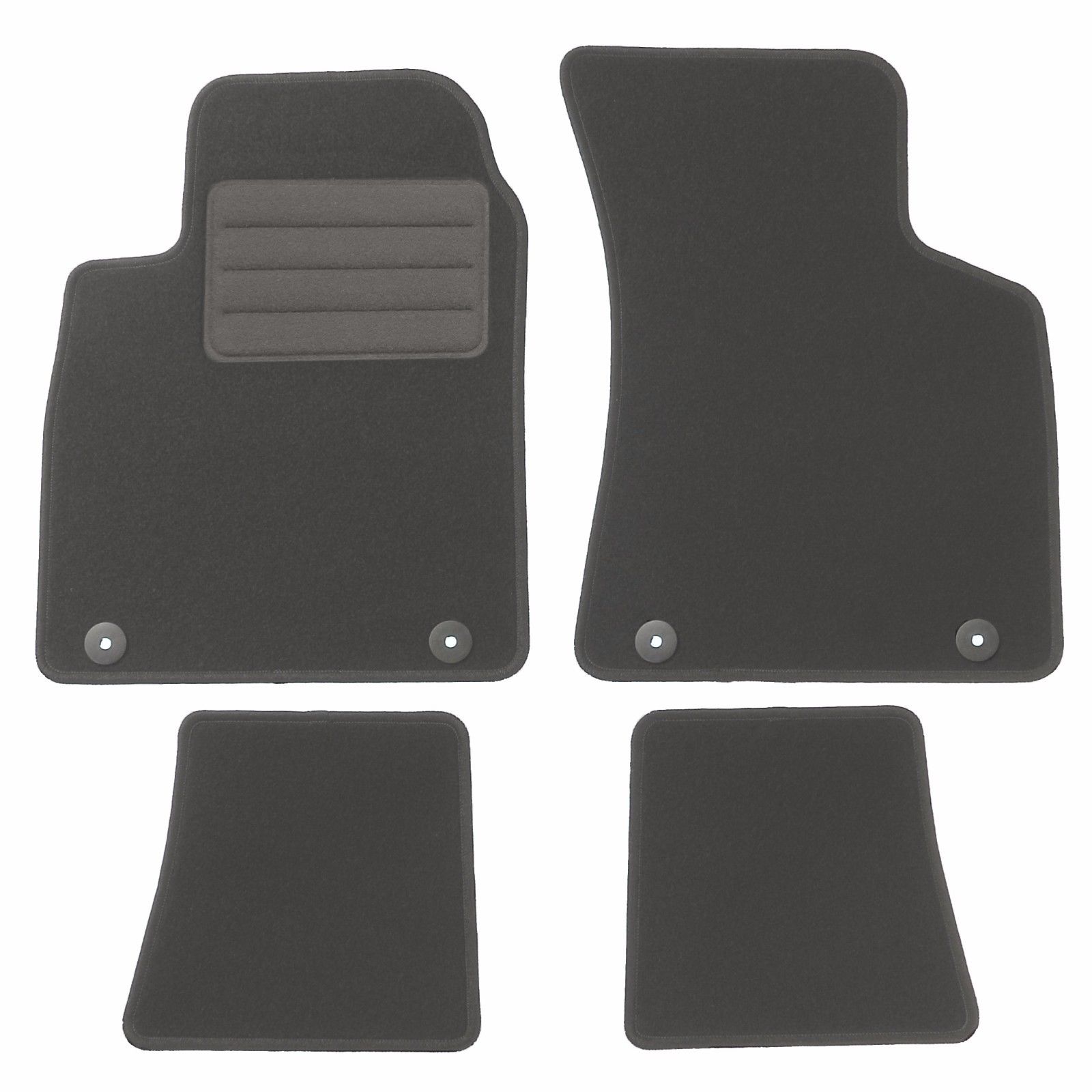 Audi TT 8N 1998-2006 welurowe dywaniki Basic 1 Audi TT 8N 1998-2006 welurowe dywaniki Basic