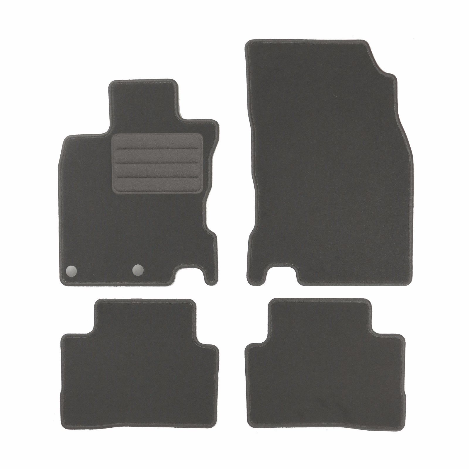 Nissan Qashqai 2 II od 2013 welurowe dywaniki Basic 1 Nissan Qashqai 2 II od 2013 welurowe dywaniki Basic