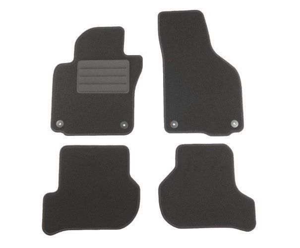 Seat Leon II 2 2005-2012 welurowe dywaniki Basic 1 Seat Leon II 2 2005-2012 welurowe dywaniki Basic