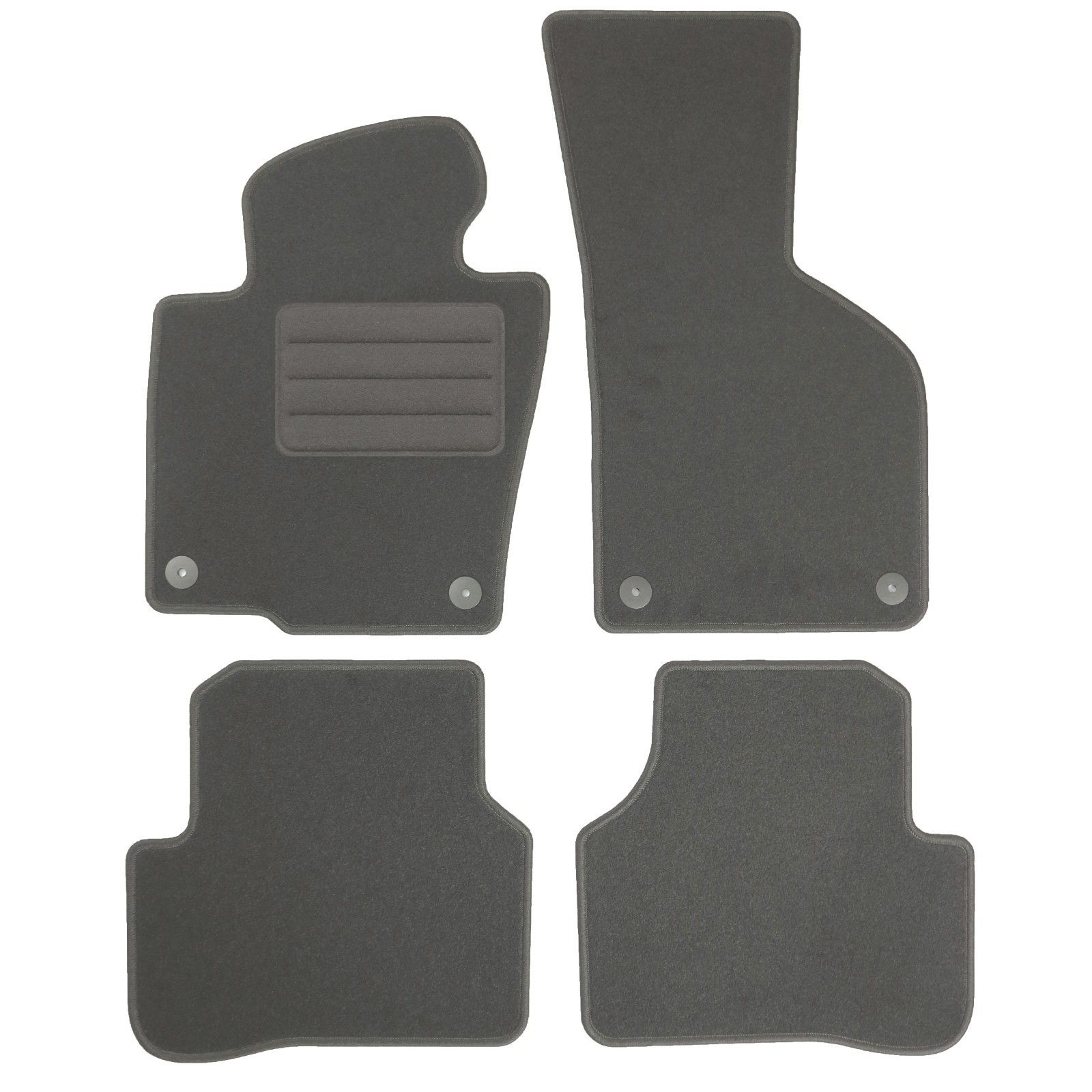 VW Passat B7 2010-2014 welurowe dywaniki Basic 1 VW Passat B7 2010-2014 welurowe dywaniki Basic