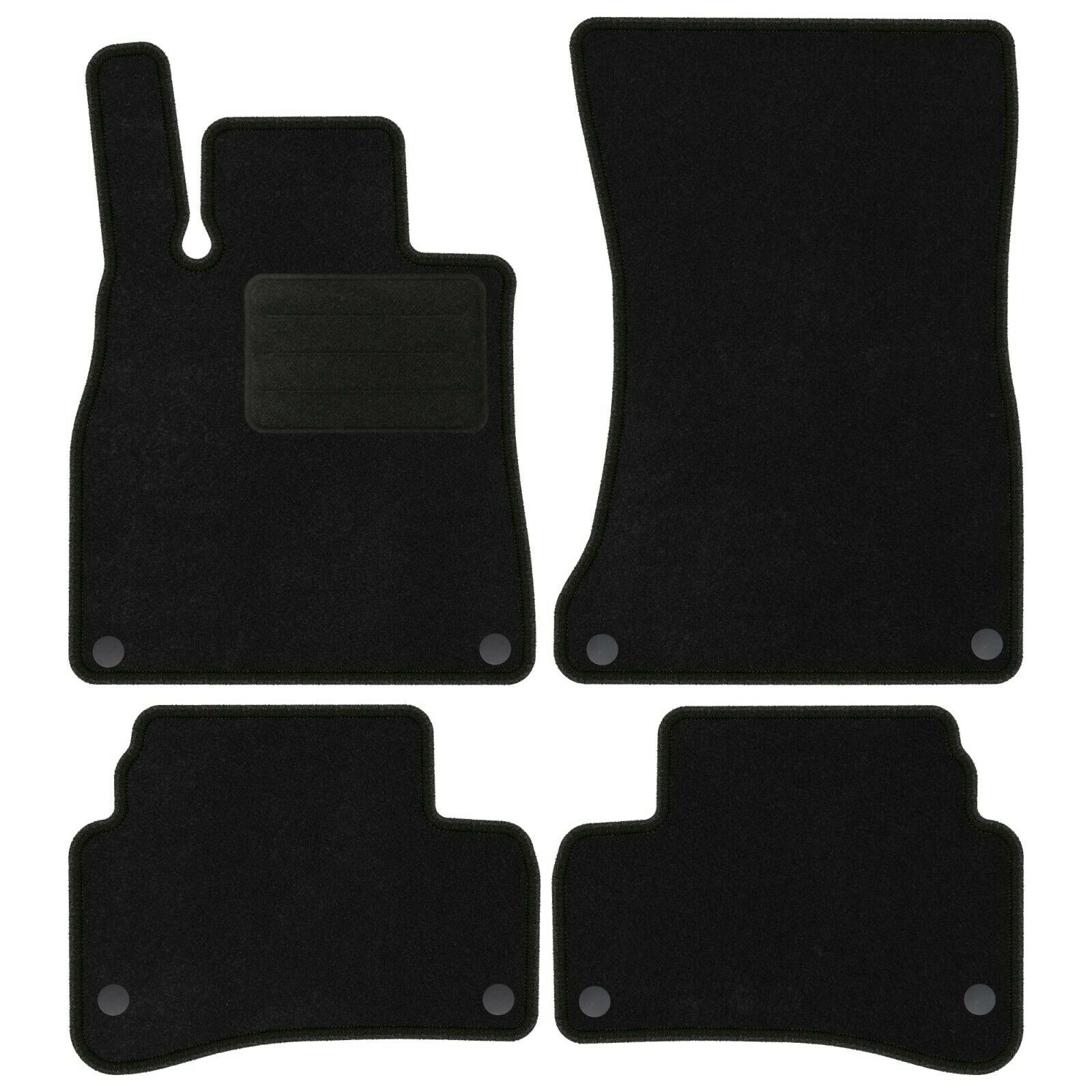 Mercedes S-Klasa W222 2013-2020 welurowe dywaniki Basic 1 Mercedes S-Klasa W222 2013-2020 welurowe dywaniki Basic