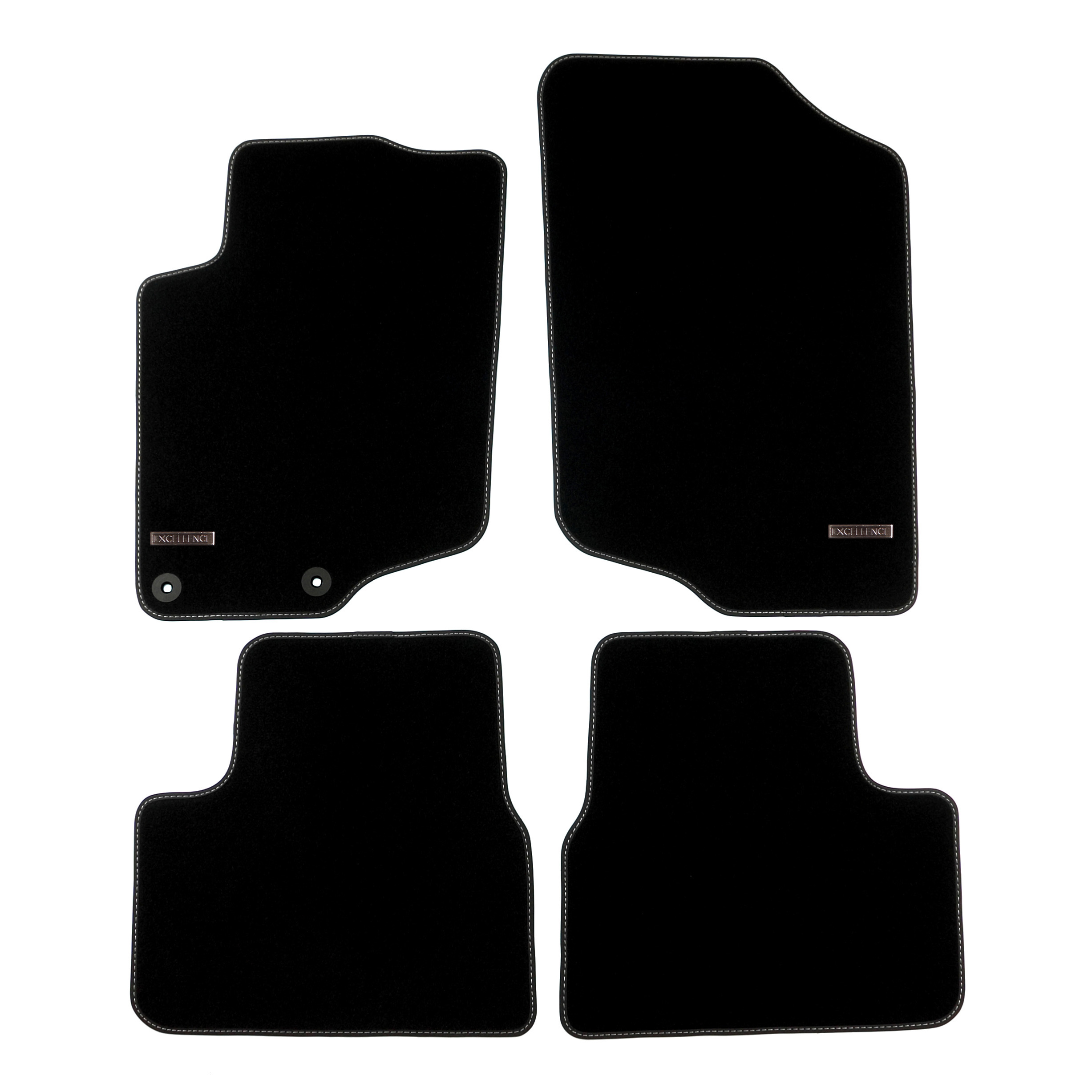 Peugeot 207 2006-2012 welurowe dywaniki Premium 3 Peugeot 207 2006-2012 welurowe dywaniki Premium - obrazek 3