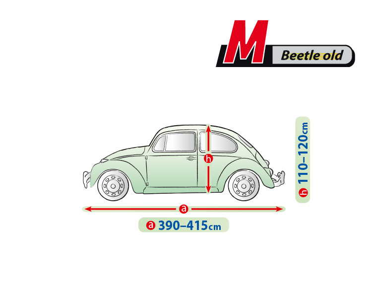 Plandeka pokrowiec na samochód VOLKSWAGEN Garbus 3 Plandeka pokrowiec na samochód VOLKSWAGEN Garbus - obrazek 3