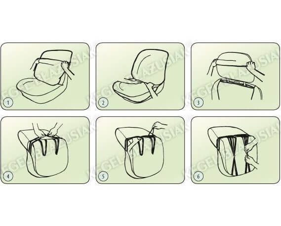 Pokrowce Solid na przednie fotele do AUDI A4 3 Pokrowce Solid na przednie fotele do AUDI A4 - obrazek 3