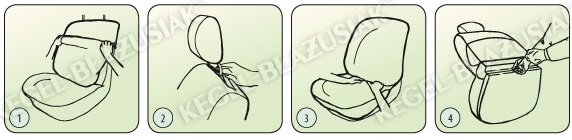 Komplet pokrowców Solid do KIA K-2500 4 Komplet pokrowców Solid do KIA K-2500 - obrazek 4