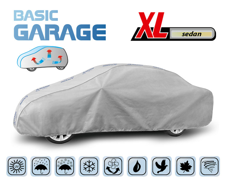 Plandeka Basic Garage na JAGUAR XF 1 Plandeka Basic garage rozmiar XL sedan