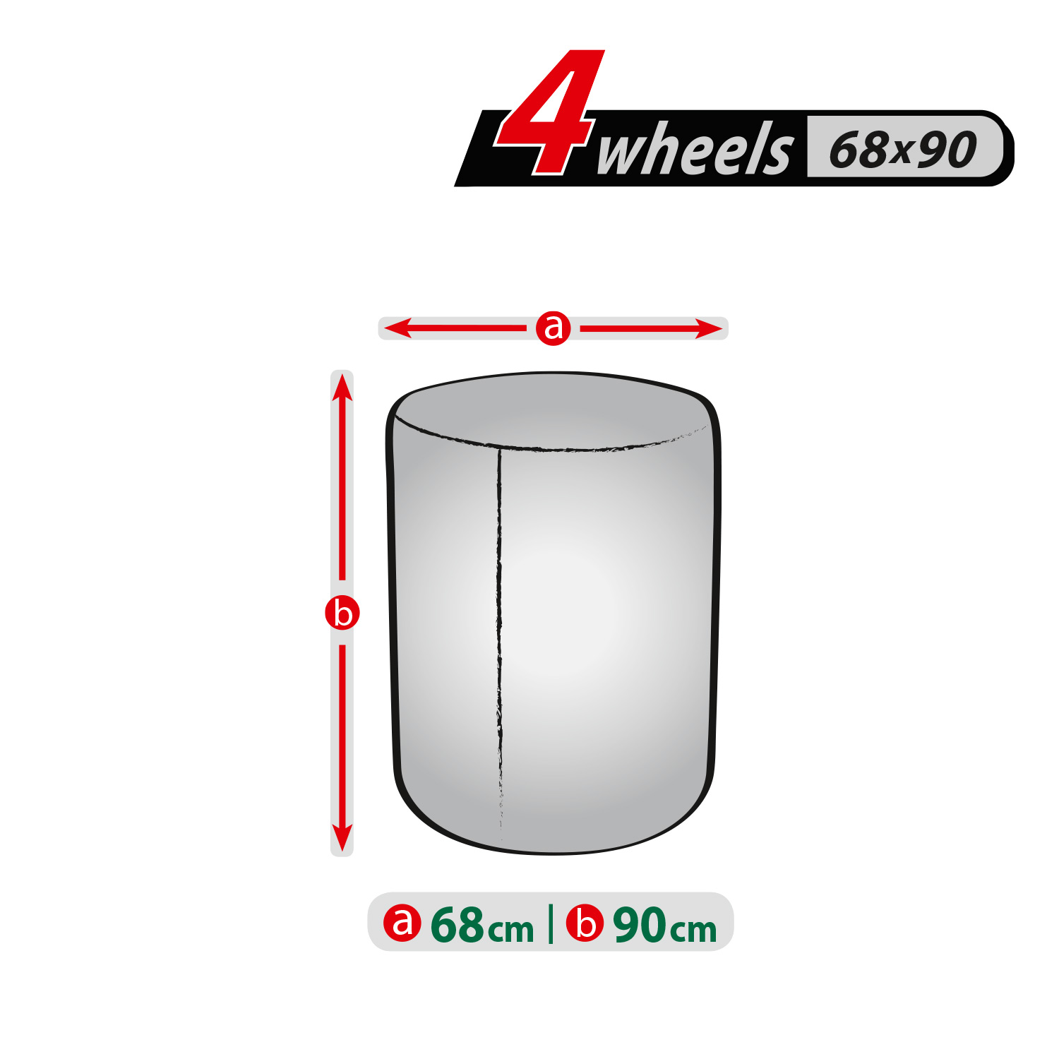 Pokrowiec na opony i koła 68x90 3 Pokrowiec na opony i koła 68x90 - obrazek 3